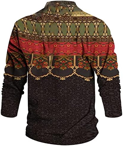 Muške dukseve Trendi tiskani pulover Ležerne prilike za praznike s kapuljačom s kapuljačom s