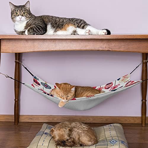 Krevet za mačke Božićni kavez za kućne ljubimce viseća mreža prozračna viseća garnitura za mačića štene zeca