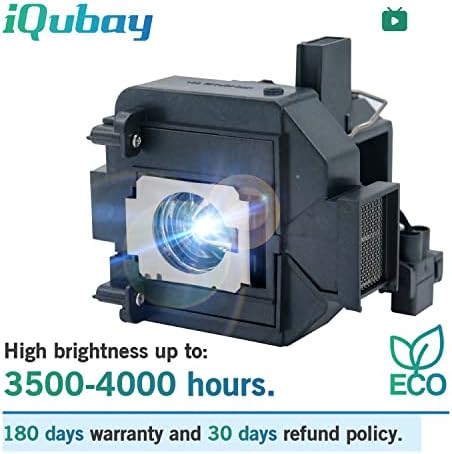Iqubay ELP69 / V13H010L69 Zamjenska svjetla za zamjenu za Epson ELPLP69 Powerlite kućni kino HC5010 5020UB