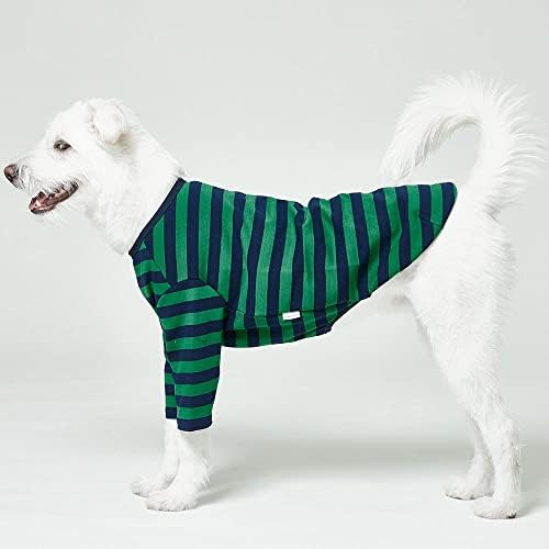 Lucky Petter Pas pamučne košulje za male i velike pse ragbi ragbi prugaste majice mekana prozračna