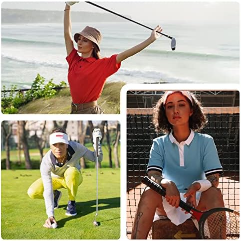 JHMORP ženske suho fit golf polo majice kratki rukav v vrat vježbanje atletske majice