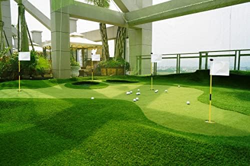 Pune zastave za Golf u boji sa umetnutom cijevi, 8L x 6 H Mini stavljanje zelenih zastavica za Dvorište