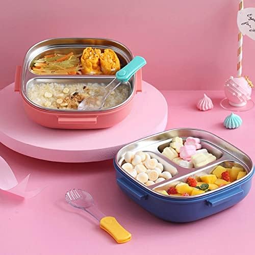 Yuzzi Bento kutija za ručak za odrasle prijenosne kutije za ručak od nehrđajućeg čelika na