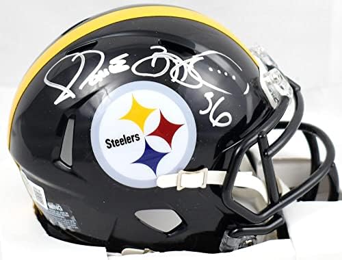 Jerome Bettis sa autogramom Pittsburgh Steelers Speed Mini Helmet-BA W hologram-NFL Mini Helmets sa
