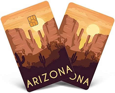 Naljepnica s retro stilom Arizona Grand Canyon - Vinil naljepnica za prijevoz, ključna kartica, debitna kartica,