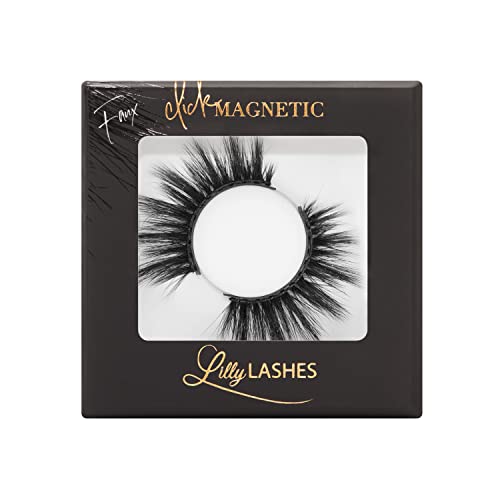 Lilly Lashes click Magnetic Lashes - Miami Flare Magnetic Faux Mink Lashes za prirodan izgled