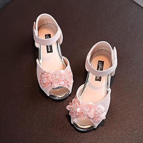 Djevojke Rhinestone Cvjetne cipele s niskim potpeticama Princeze Cipele Flower Wedding Party Haljina cipele za
