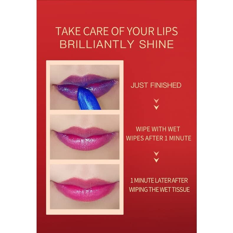 WEERSHUN Blue Magic mijenja boju šminke za usne za žene dugotrajne hidratantne vodootporne visokokvalitetne profesionalne šminke