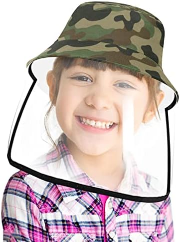 Zaštitni šešir za odrasle sa štitom za lice, ribarsko šešir protiv sunčane kape, klasični maskirni uzorak
