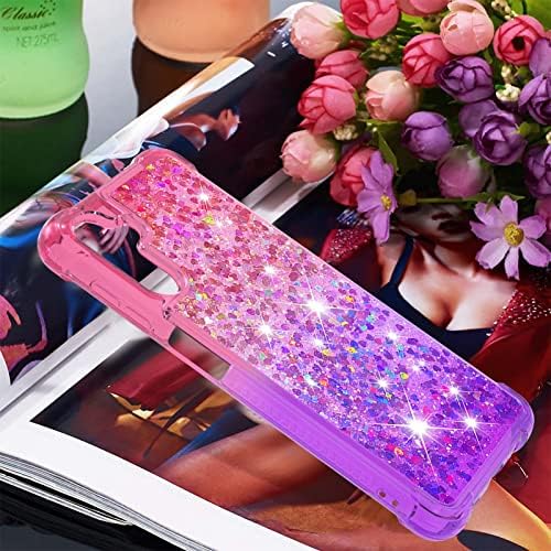 CAIYUNL za Samsung Galaxy A14 5G slučaj sa kaljenim staklom zaštitnik ekrana, žene djevojke Glitter