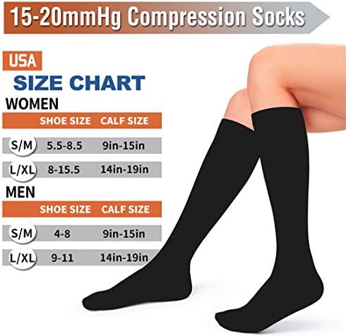 Biqu kompresijske čarape za žene i muškarce cirkulacija-najbolja podrška za trčanje, Atletiku, negu,