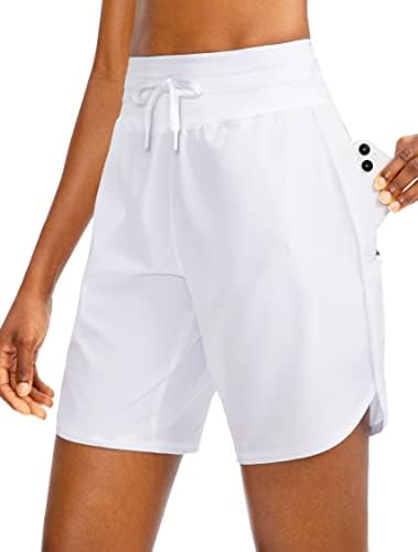 Dyorigin ženska kratke hlače sa 3 džepova sa 3 džepa sa zatvaračem dugih kratkih kratkih kratkih četkica za vježbanje teretana planinarenje