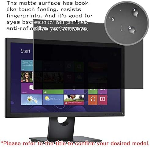 Synvy Zaštita ekrana za privatnost, kompatibilna sa Dell u2421he 23.8 monitorom ekrana Anti Spy film Štitnici