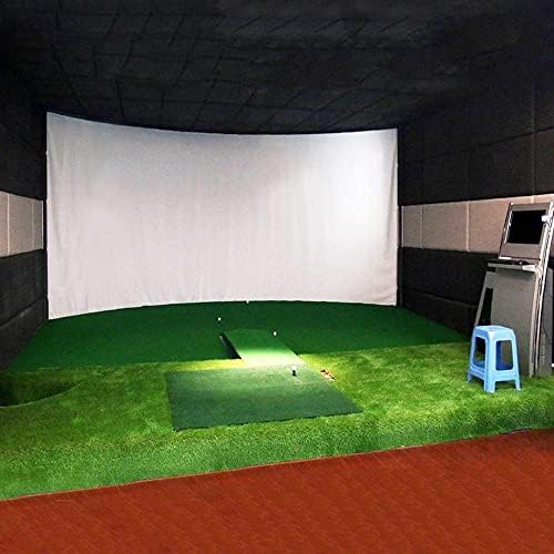 Liruxun Golf Ball Simulator Impact Expion Ecreect Exction Zatvoreni bijeli krpa Materijal Golf