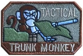 Nova taktička majmunska magnu za vez zakrpa za posteljinu vojni taktički odjeća ruksak ruksak naljepnica