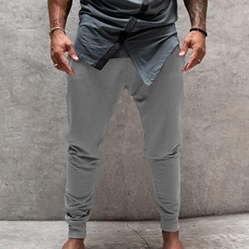 Meška pjena Mens Casual Hlants Sportske hlače Fitness hlače Ravne povremene hlače Brze suho duge hlače