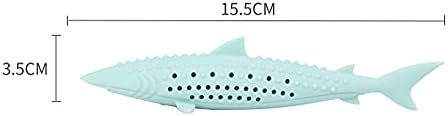 3pcs silikonska menta riba mačka kućna igračka kućna ljubimca mekani čista zuba čevanja žvakanja