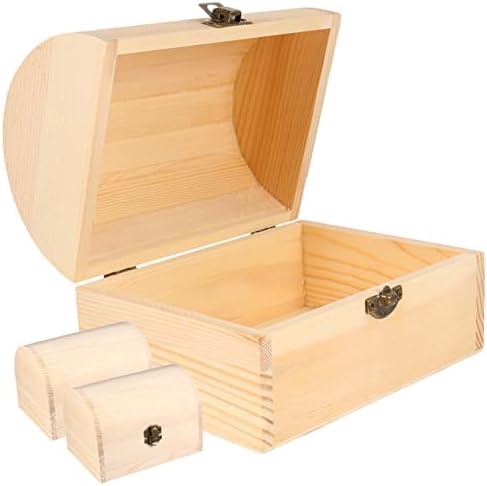 Favomoto Viking Decor 9 kom lučno drveno kutija Pakiranje kutije Legura obojeni nakit Organizator za pohranu