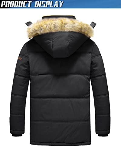 TACVASEN muska zimska jakna s kapuljačom vodootporni vjetrovitni škrt za skijanje snijega