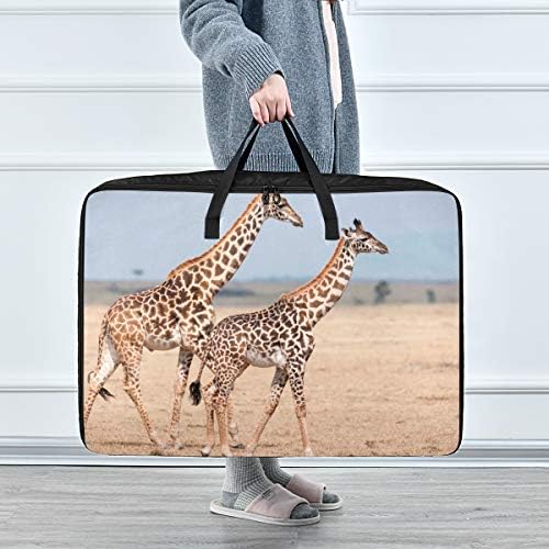N / A ugaone torba za pohranu velikog kapaciteta - žirafe pustinjski prekrivač odjeće Organizator prostora