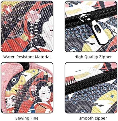 Japanski žene kartica pernica Student dopisnica torbica Zipper Pen torba Makeup Cosmetics torba za