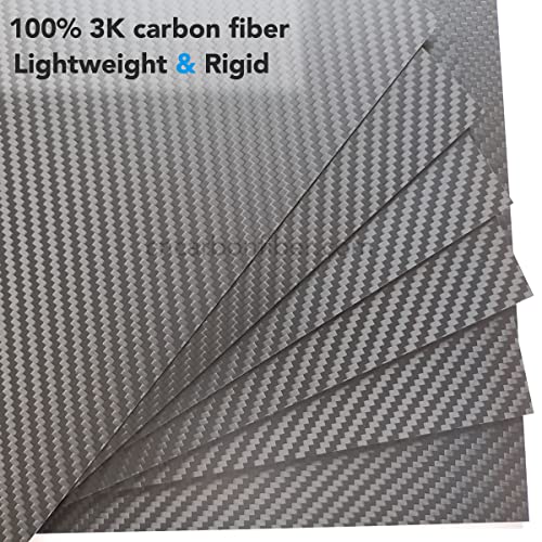 cncarbonfiber 1.0 mm 200x300mm ploča od karbonskih vlakana Laminatna ploča 3k keper mat završna obrada