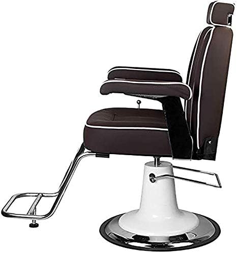 ZHANGOO Hidraulična berberska stolica frizerska stolica Frizerski Salon stolica za šišanje kose, Ergonomski