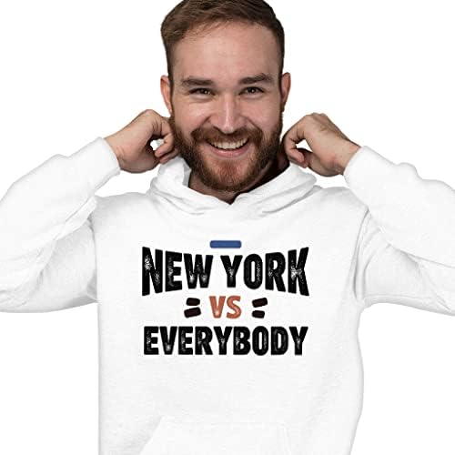 New York vs Svi sa kapuljačom s kapuljačom - Cool Print Hoodie - Tema sa hoodie