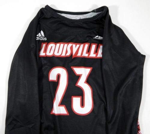 Womens Uni iz Louisville Cardinals # 23 Igra Polovna LS Black Jersey Lacrosse L 3663 - College Igra polovna
