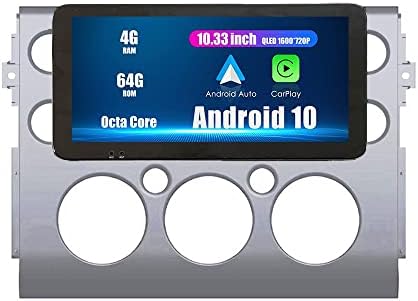 Wostoke 10.33 QED / IPS 1600X720 Carplay i Android Auto Android Android Autoradio Auto navigacija
