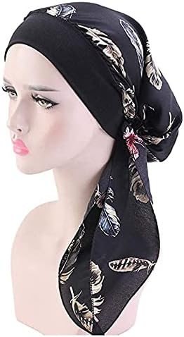 Ženski cvjetni turbanski šešir Prethodna glava omotava hemorak za hemoronsku maramu Bandanas hidžab