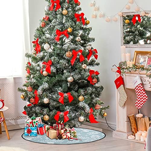 Sretan božić 03 prostirku drveća vodootporna stalka za stalak za stalci ispod božićnog drveća Pribor za