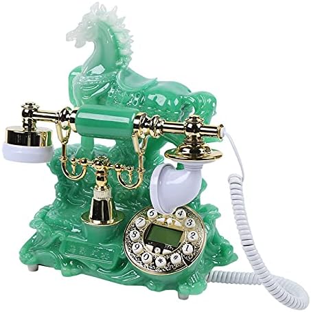 Dnysysj biranje telefona Moderni stilski fiksni telefoni, kabeli telefon sa konjskim dizajnom za dom i dekor, najbolji kućni poklon