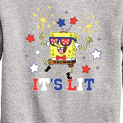 Hibridna odjeća - SpongeBob SquarePants - svijetli - toddler i omladinska posadna fleko