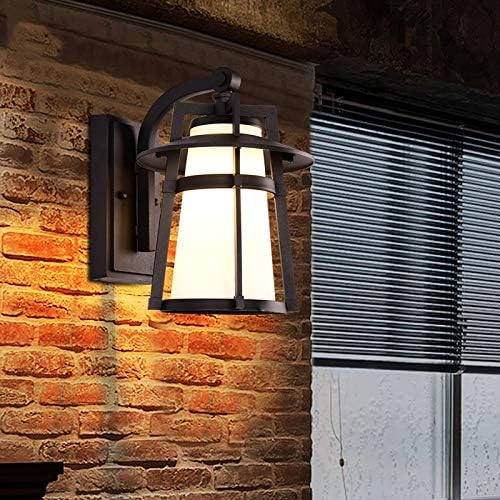 SXYMKJ vanjska zidna svjetla Vodootporna vintage svjetiljka, Europa Vanjska zidna lamska vrt balkon sconce