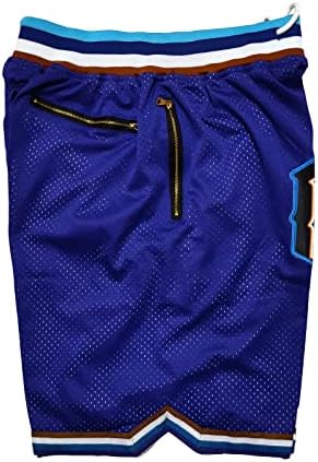 Muške košarkaške kratke hlače, muške retro kratke hlače sa džepovima Ventilatori ventilatori mrežice Brze suhe košarkaške klasike
