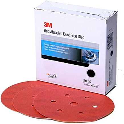3m kurac crveni abrazivni disk, 01223, 6 in, P150, 50 diskova po kartonu