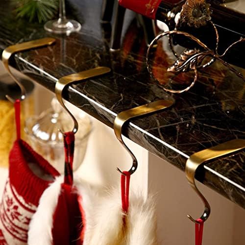 Tehnička metalna božićna čarapa za vješalice Hangel kuke set 5 metalnih vijenca Garland