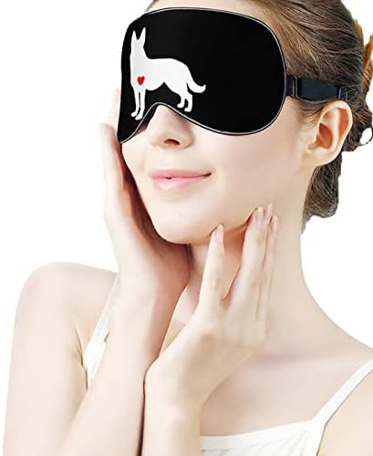 Njemački ovčar za pse maska ​​za oči Slatka slijepotraofove pokriva sjenilo za žene muškarci Pokloni